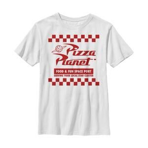 Toy Story Pizza Planet Men’s XL White TShirt Disney Disneyland